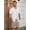 Beige, variant on Men's Waffle Button Down Shirts Casual Long Sleeve Shacket Jacket with Pockets