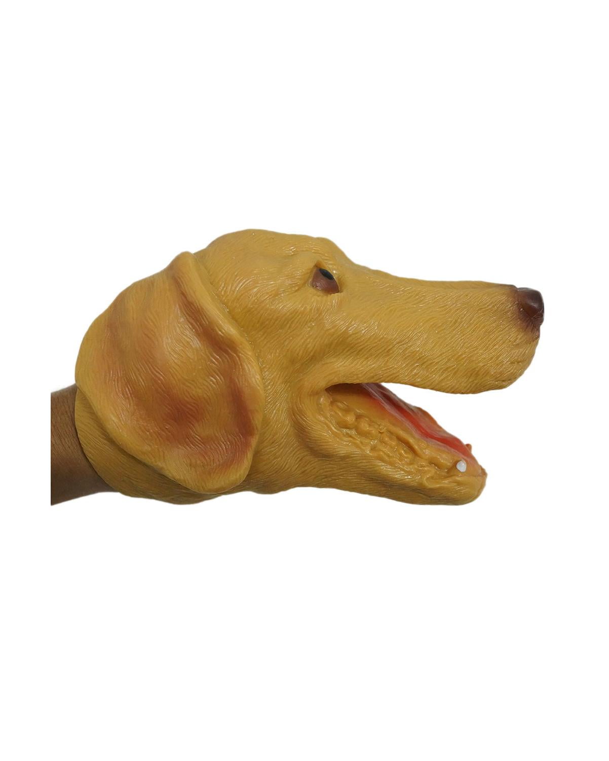 Hand Puppet Shark Toy Flexible Rubber 