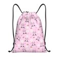 thumbnail image 1 of Saiise Rabbit Face Pattern Sports Drawstring Backpack - String Swim Gym Bag with Wet Proof Pocket for Women&Men-Small, 1 of 6