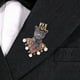thumbnail image 3 of Broche léopard en strass pour femmes, Badge de tigre unisexe, broche de loup, fête de bureau, cadeaux pour amis, accessoires bijoux, 3 of 4