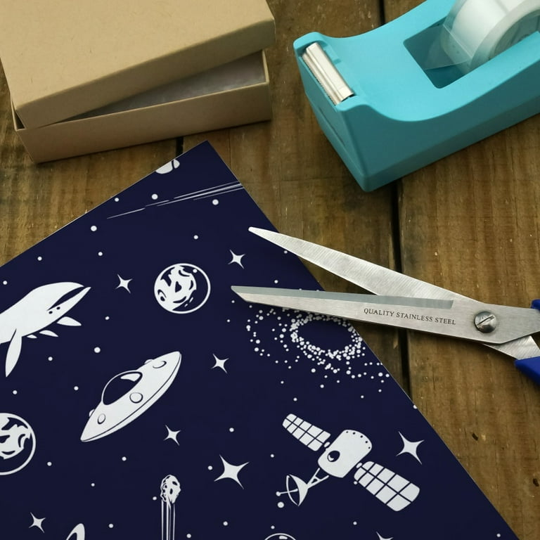 Gift Wrapping Paper Roll Moon and Star Gamer Pattern, Elder Online