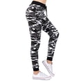 thumbnail image 5 of TD Collections Women Drawstrings camo pritn Jogger Sweatpants- Black High Waisted Pockets Pants (Black/Green, Medium), 5 of 5