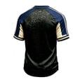 thumbnail image 3 of Halloween Soccer Jersey Shirts for Men,Football Cup USA Graphic Star Stripe Soccer Summer Casual Short Sleeve Football Cup T Shirts Halloween Holiday Tee Navy L, 3 of 3