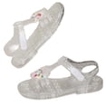 thumbnail image 4 of Crunowin Girls' Spring Summer Sandals Soft Sole Comfort Crystal Jelly Princess Beach Shoes White Size 1.5, 4 of 9