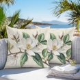 thumbnail image 3 of Vintage Floral Spring Throw Pillow Covers 20x20 Inch Set of 2, Rustic Botanical White Flowers Waterproof Outdoor Pillow Covers, Decorative Cushion Pillowcases for Couch, Sofa, Bed, Garden, Patio, 3 of 9