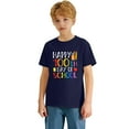 thumbnail image 2 of Girl Tops 100 Days Of School Shirt Cute Letter Graphic Short Sleeve Tee Shirt Casual Kindergarten Preppy Tops Tees Shirts for Youth Girls for Back To School, 2 of 6