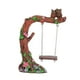thumbnail image 4 of Figura de silla colgante con forma de pareja de búhos en un , decoración paisajística en miniatura, accesorio artístico para oficina, regalo de, 4 of 9