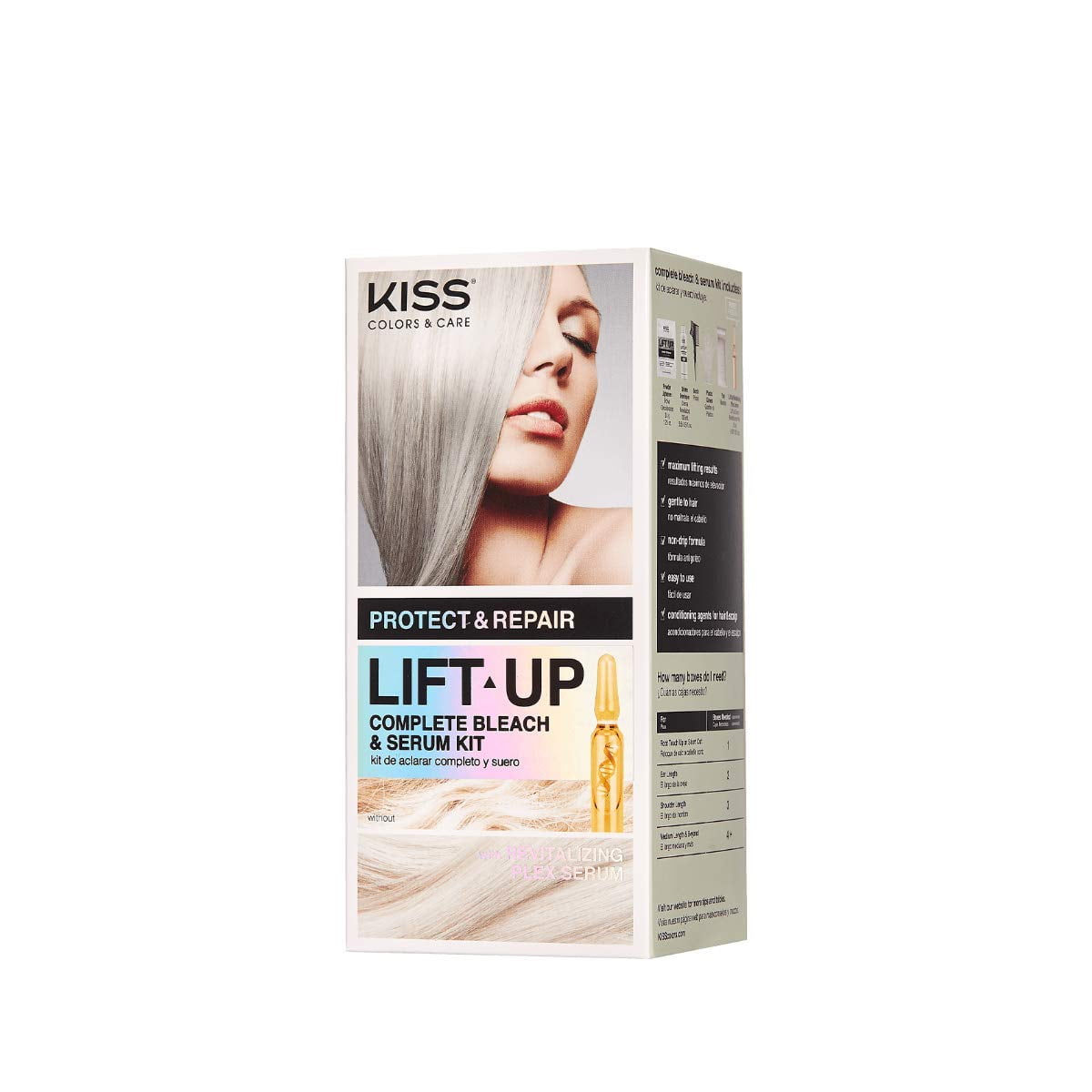 KISS Lift Up Complete Bleach & Serum Kit with Revitalizing Plex Serum