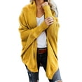 thumbnail image 1 of Women's Open Front Cardigan Loose Draped Batwing Sleeve Knit Sweater, 1 of 3
