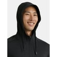 thumbnail image 4 of Athletic Works Men's and Big Men's ButterCore Soft Full Zip Hoodie, Sizes S-3XL, 4 of 5