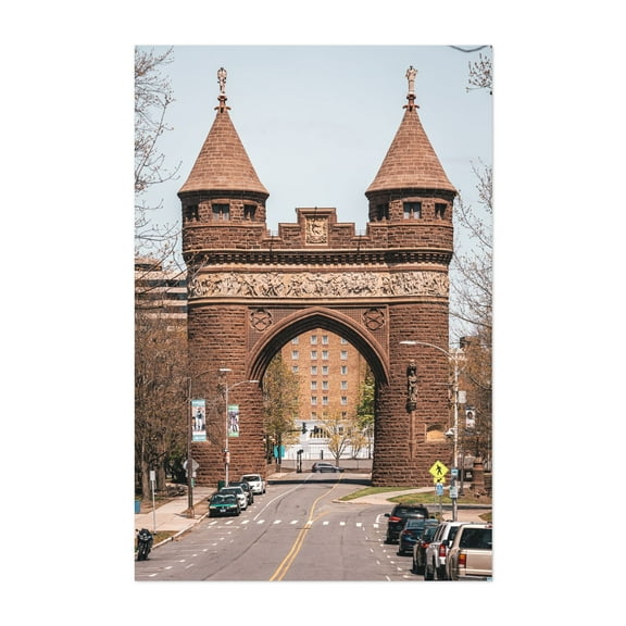 Soldiers & Sailors Memorial Arch, Hartford - Hartford Connecticut Photography Unframed Wall Art Print 5 x 7 inches