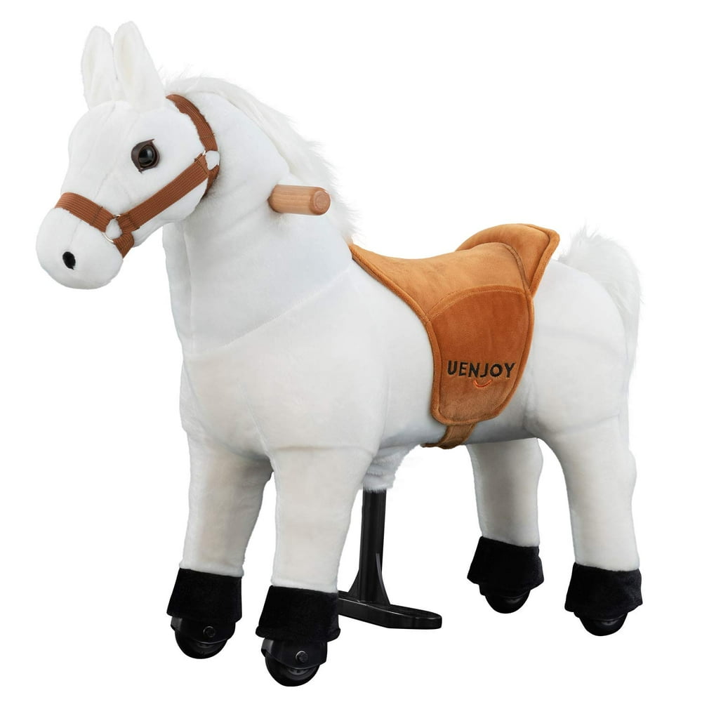 Kids Ride on Horse Toy Mechanical Walking Action Animal No Battery No