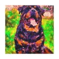 thumbnail image 1 of Powerful Rottweiler Portrait - Canvas, 1 of 10
