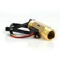 thumbnail image 1 of Sensor de Flujo de Agua Líquida de Efecto Hall de Cobre G1/2, Pulso Rojo, Negro y Amarillo, Para Calentadores de Agua, dispensador de Agua, Purificador de Agua, 1 of 7