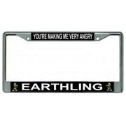 LICENSE PLATES ONLINE Marvin Martian Making Me Very Angry Chrome License Plate Frame