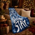 thumbnail image 3 of Dog Dad, Playful Pet Portrait Pattern, Warm Flannel Blanket for Living Room and Reading Nook with Detailed Artwork, Dog Lovers Father's Day Gift, Pet Lover Home Decor, 3 of 9