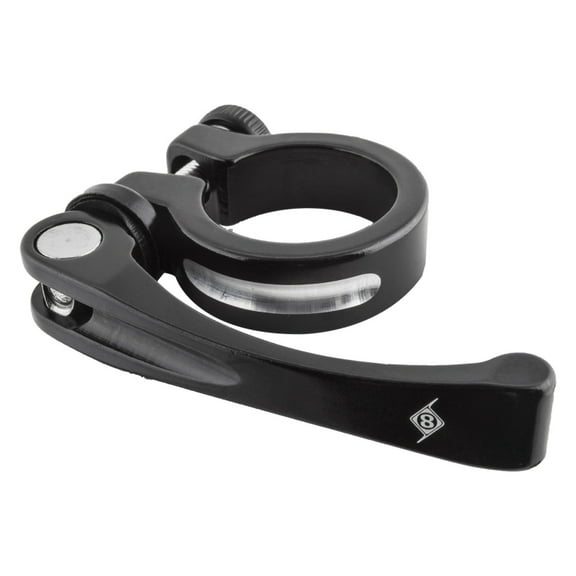 Origin8 Pro Force QR Seatpost Clamp 31.8 Blk Extra Leverage Design