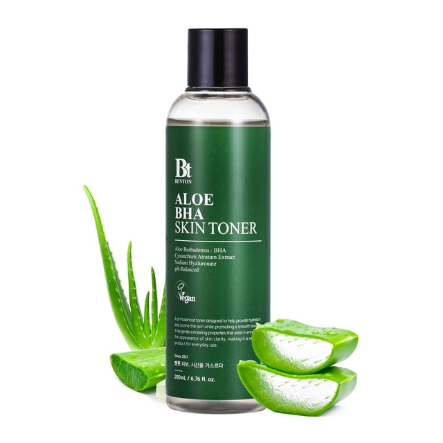 BENTON Aloe Skin Toner - Tónico hidratante para la cara | Tónico coreano para el rostro | Tónico para pieles grasas | Tónico para piel seca (6.76 fl. oz. / 200ml)