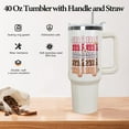 thumbnail image 3 of Mimi 40oz Vacuum Insulated Tumbler with Handle, Straw & Lid - Travel Mug, Water Bottle - Mother''s Day Gift for Mom, Grandma, 3 of 6