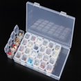 thumbnail image 2 of LEEYNEER OFFIGAM 1Pcs Craft Bead Organizer For Small Objects Nail Art Display Holder 17.5x11cm Plastic Storage Solution, 2 of 8