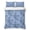 Blue, Navy, White, variant on Quilts Full Size Bedding Set, Abstract Tribal Arrows Lightweight Quilted Comforter, Boho Middle Century Sand Vertical Soft Reversible Bedspread Coverlet with Pillow Covers for All Season, 78" x 90"