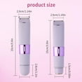 thumbnail image 2 of Bikini Trimmer for Women, Dual Head Electric Razors, Waterproof Pubic Hair Trimmer,Rechargeable Painless Silk Glide Pro Shaver for Underarm Leg Arm Body Face, Cherry, 2 of 7