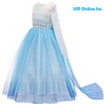 thumbnail image 3 of Elsa Frozen 2 Princess Dress up Costume Halloween for Girls With Accessories, 3 of 8