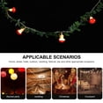 thumbnail image 4 of TOYMYTOY Hermosa lámpara de cadena con forma de hongo decorativa de 20 LED sin batería, 4 of 5