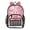 PinkHeartRabbit, variant on Large Clear PVC Backpack Heavy Duty See Through Backpack for Adults Work Travel, Pinkheart Printed 12L
