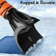 thumbnail image 4 of HongHeng 2in1 Car Snow Ice Scraper Brush for Car SUV Trucks Detachable Snow Scraper with Foam Grip PVC Brush for Car Windshield, 4 of 6