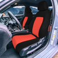 thumbnail image 3 of For 2016-2024 Honda Civic FH Group Neoprene Custom Fit Car Seat Covers Waterproof  - Front Red, 3 of 5