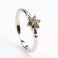 thumbnail image 3 of Olive Green Plum CZ Band Women's 925 Silver Wedding Engagement Party Ring Sz 4-9, 3 of 7