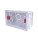 thumbnail image 4 of Bewildely Reemplazo de casete trasero de caja de montaje interna retardante para enchufe y interruptor de pared estándar de 118 mm x 72 mm Accesorios para electrodomésticos, 4 of 6