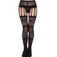 thumbnail image 1 of Bas Résille pour Femmes, Haut en Dentelle, Porte-Jarretelles, Lingerie, Bas Collants, 1 of 1
