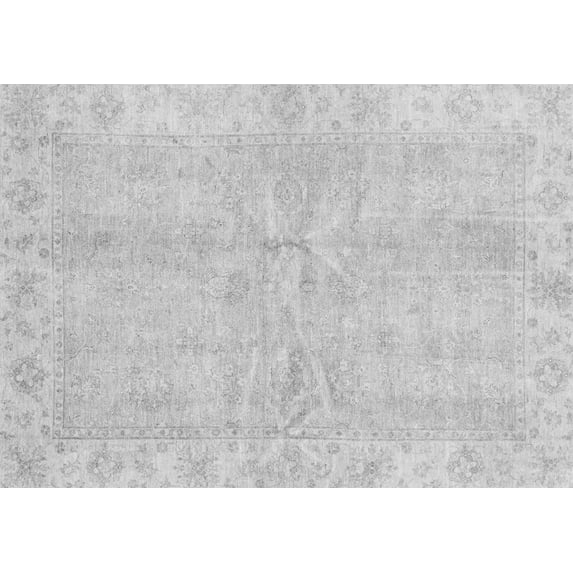 Ahgly Company Indoor Rectangle Oriental Gray Traditional Area Rugs, 2' x 3'