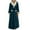 Green, variant on Luxalzxs Long Bath Robe for Women Thick Shawl Collar Turkish Bathrobe Soft Cozy Nightgown Sleepwear Plush Flannel Pajamas Winter Housecoat