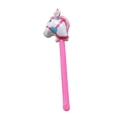 thumbnail image 2 of Inflatable Horse Hobby Horse on A Stick Pink 1 Pc Western Birthday Party Decorations Horse Party Favors Kids Party Activities Outdoor Play for Student, 2 of 5