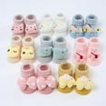 thumbnail image 2 of Baozhu Newborn Baby Boys Cartoon Socks Children's Doll Boys Girls Socks Toddler Cotton Non-Slip Socks 0-12 Months, 2 of 5