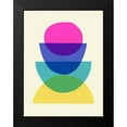 thumbnail image 2 of Barnes, Victoria 19x24 Black Modern Framed Museum Art Print Titled - Bright Stack II, 2 of 5