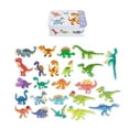 thumbnail image 3 of Dualoai Early Education Matching Cartoon Puzzles Early Learning Educational Activity Dinosaur World, 3 of 9