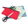 thumbnail image 4 of Pen+Gear 3 Pocket Pencil Pouch in Red Polyester with Black Zip, 4 of 5