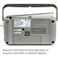 Panasonic RF-2400 Portable AM/FM Radio, AC/DC, Battery or Plug-In ...