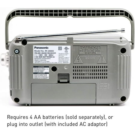 Panasonic - Portable Digital AM/FM Radio - Silver