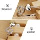 thumbnail image 3 of Nestingho 2Ud Anillo Decorativo Plateado Para Mujer Con Ajuste Cómodo Y, 3 of 8