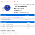 thumbnail image 2 of Distributor Rotor - Compatible with 1996 - 2005 GMC Savana 2500 1997 1998 1999 2000 2001 2002 2003 2004, 2 of 2