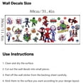 thumbnail image 4 of New Superhero Wall Stickers  Boys Wall Decals For Boys Room Bedroom Living Room Home Decor Stickers Size：（12X32inches）, 4 of 4