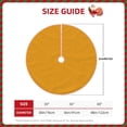 thumbnail image 4 of Bingfone Christmas Tree Skirt Mat Christmas Decoration Interior 48"-Goldenrod, 4 of 8