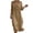 Coffee#7, variant on Jinhomg Women's 2026 V-Neck Cinched Waist Midi Dress, Mid Sleeve Casual Tunic Dress with Multiple Colors, All Occasion Dark Gray XXXL