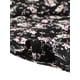 thumbnail image 5 of Blusas cortas con volantes florales de manga corta con cuello en V para mujer Negro L, 5 of 6