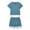 Blue, variant on Bmisegm Boys Summer Outfits Soft Comfortable Two Piece Loungewear for Kids Playwear And Daily Wear Casual Boys' Clothing Sets 01_Green,8-9 Years